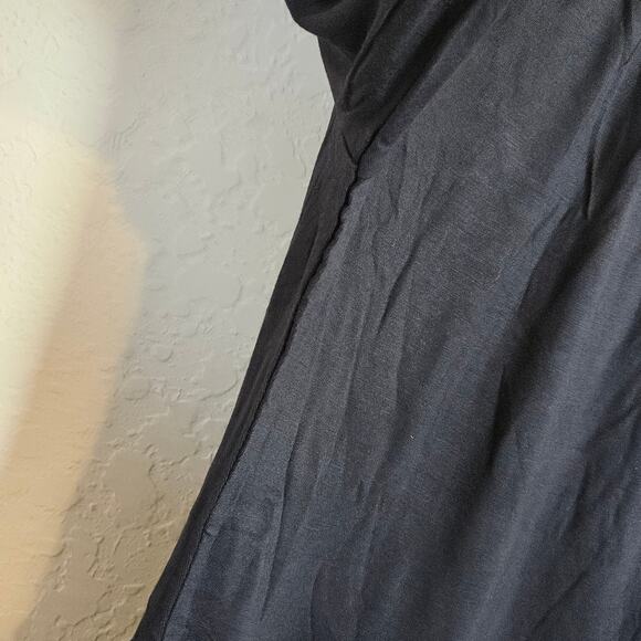 Modcloth Full Of Purpose Peplum Top Long Sleeve Black Women's Size Small Casual - Picture 8 of 10